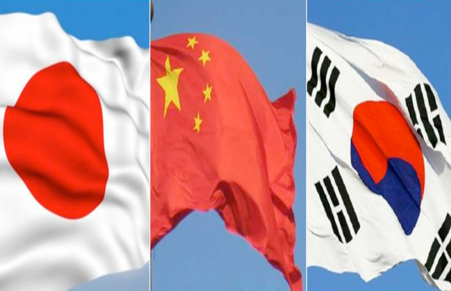كوريا الجنوبية واليابان والصين يبحثون اليوم تعزيز العلاقات