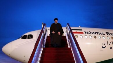 الرئيس الإيراني يصل إلى الجزائر باستقبال من رئيس الوزراء الجزائري