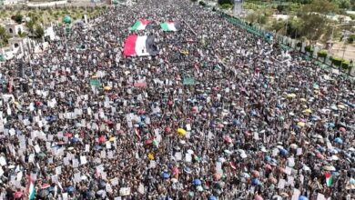 اليمن.. مسيرات مليونية نصرة لغزة في الجمعة الثالثة من شهر رمضان