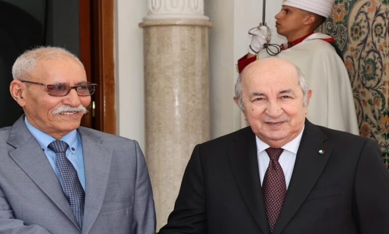 الرئيس الجزائري يستقبل زعيم جبهة البوليساريو 